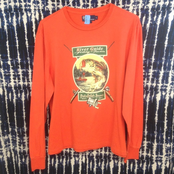 Euc Rare vintage Polo river guide shirt Sz L - Picture 2 of 5